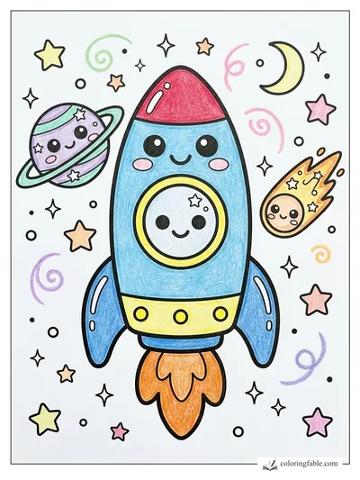 Colored example of this coloring page