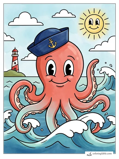Colored example of this coloring page