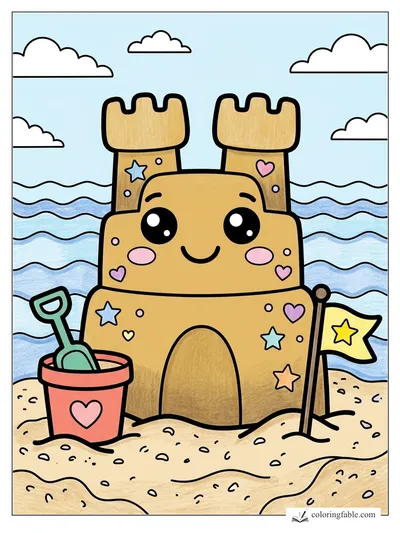 Colored example of this coloring page