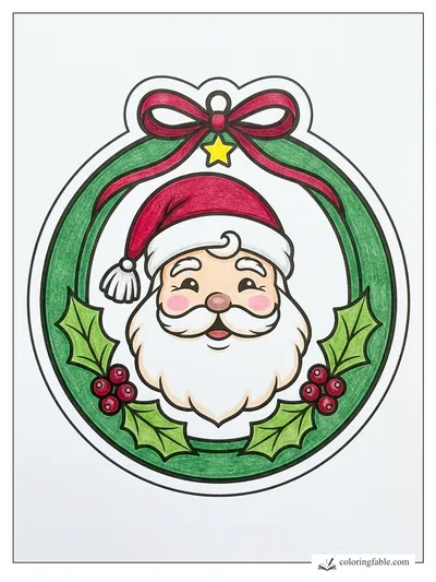 Colored example of this coloring page