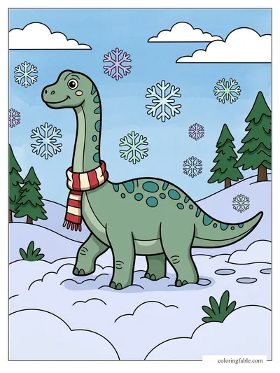 Colored example of this coloring page