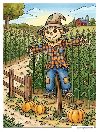 Colored example of this coloring page