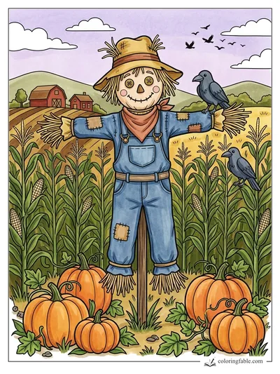 Colored example of this coloring page