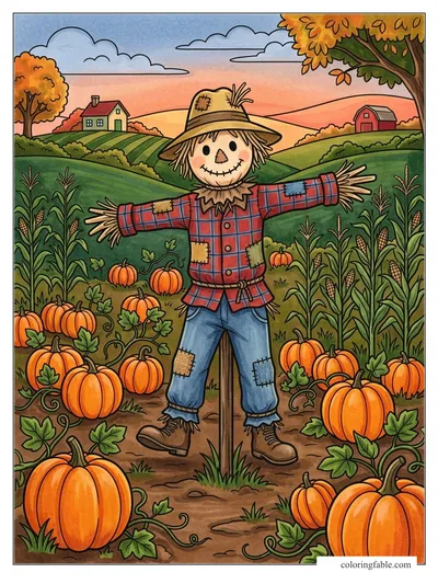 Colored example of this coloring page
