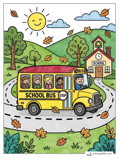 Colored example of this coloring page