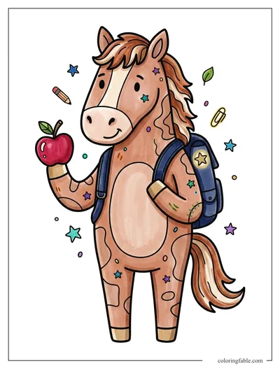 Colored example of this coloring page