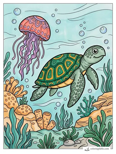 Colored example of this coloring page