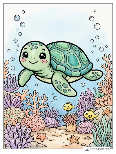 Colored example of this coloring page