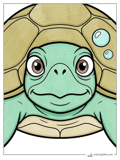 Colored example of this coloring page