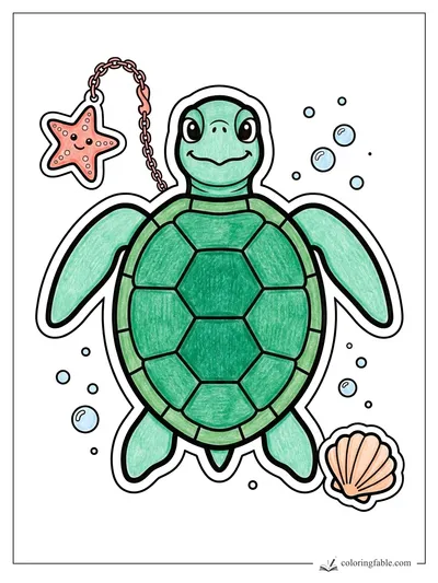 Colored example of this coloring page