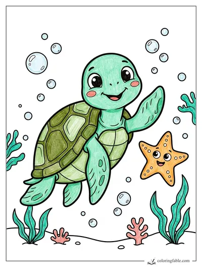 Colored example of this coloring page