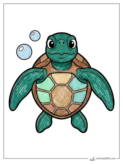 Colored example of this coloring page