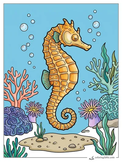 Colored example of this coloring page
