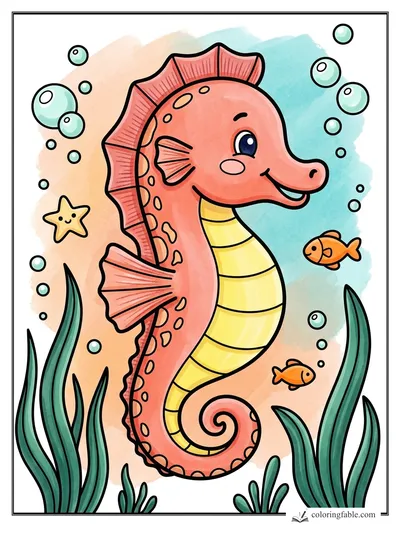 Colored example of this coloring page