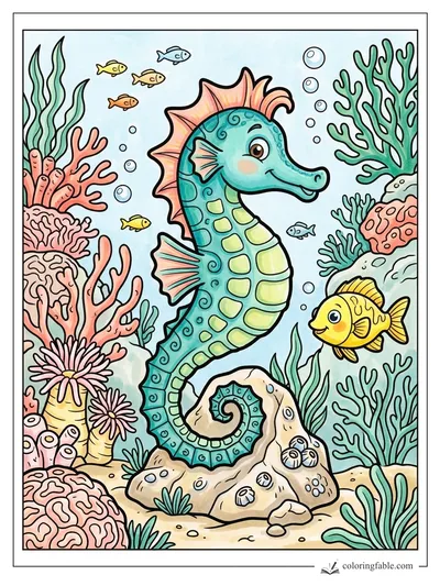 Colored example of this coloring page