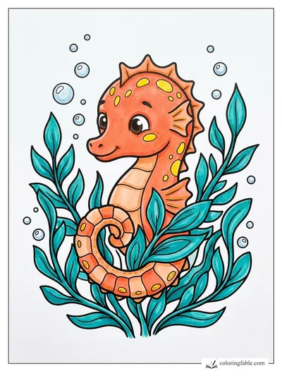 Colored example of this coloring page