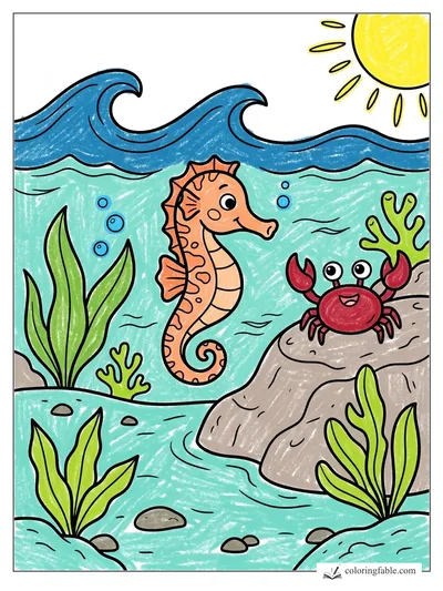 Colored example of this coloring page