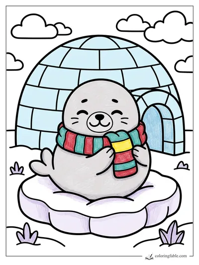 Colored example of this coloring page