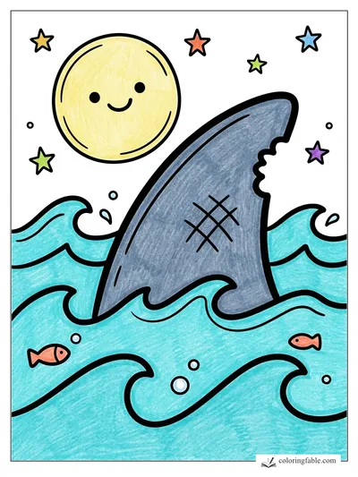 Colored example of this coloring page