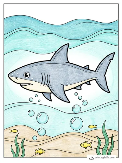 Colored example of this coloring page
