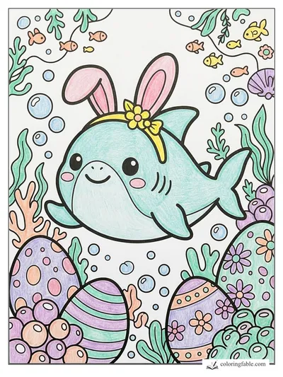 Colored example of this coloring page