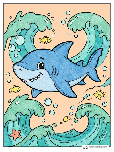 Colored example of this coloring page
