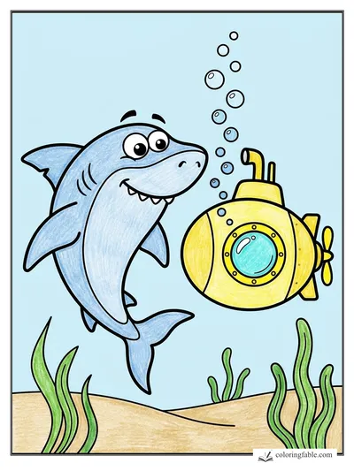 Colored example of this coloring page