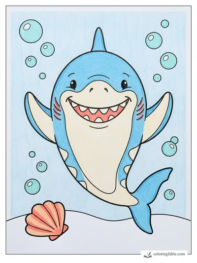 Colored example of this coloring page