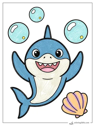 Colored example of this coloring page