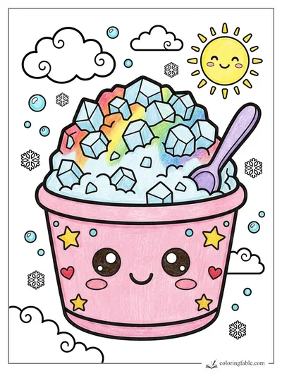 Colored example of this coloring page