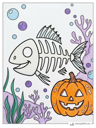 Colored example of this coloring page