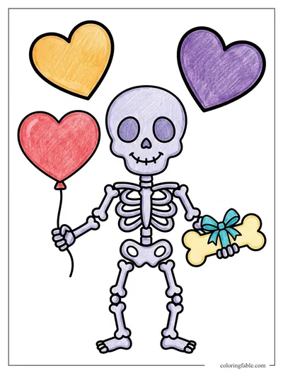 Colored example of this coloring page