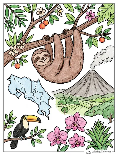Colored example of this coloring page