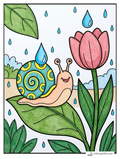 Colored example of this coloring page
