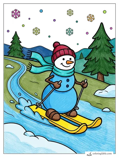 Colored example of this coloring page