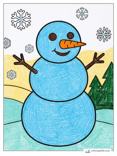 Colored example of this coloring page