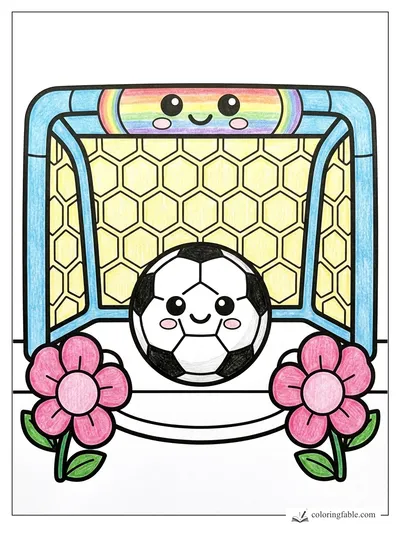 Colored example of this coloring page