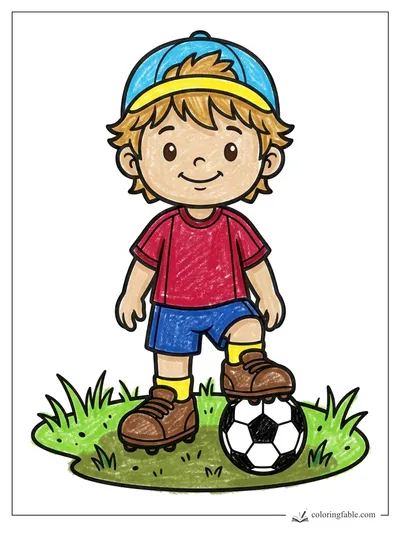 Colored example of this coloring page