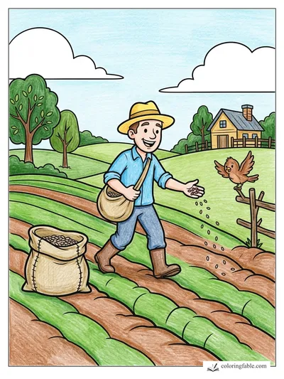 Colored example of this coloring page