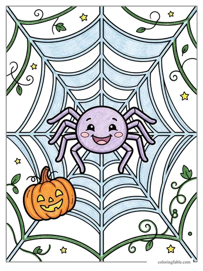Colored example of this coloring page
