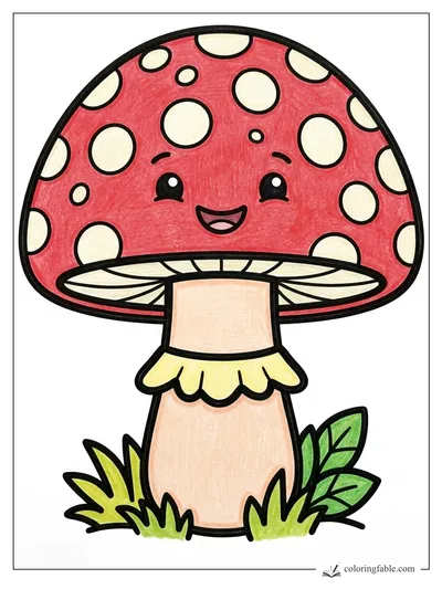 Colored example of this coloring page