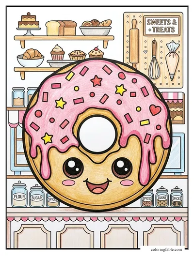 Colored example of this coloring page