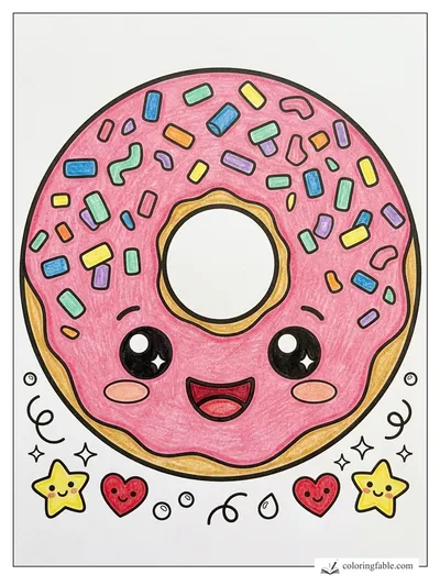 Colored example of this coloring page
