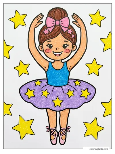Colored example of this coloring page