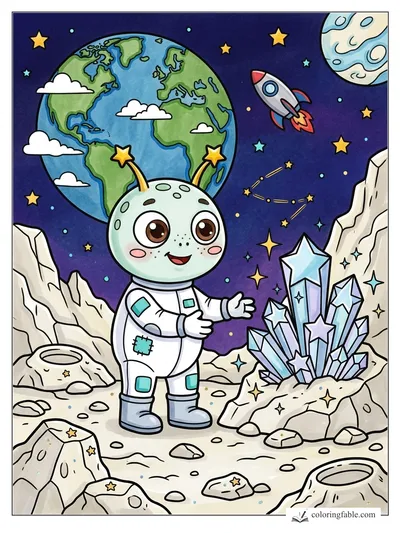 Colored example of this coloring page
