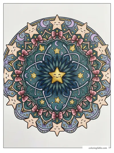 Colored example of this coloring page