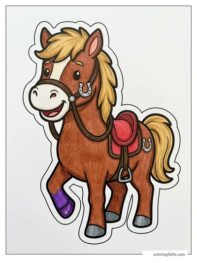 Colored example of this coloring page