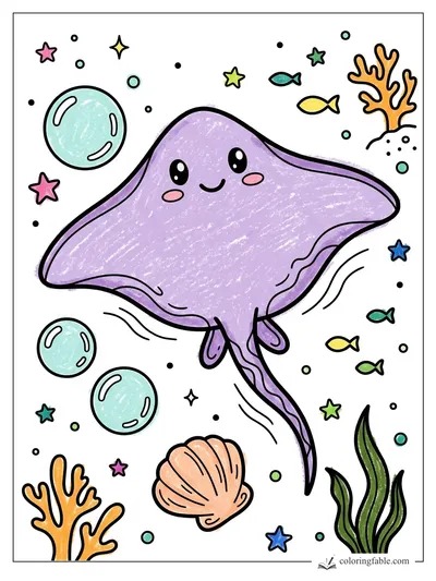 Colored example of this coloring page