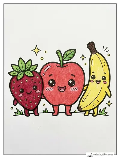 Colored example of this coloring page