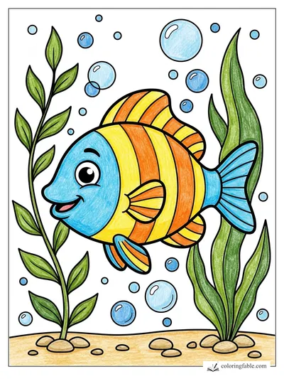 Colored example of this coloring page
